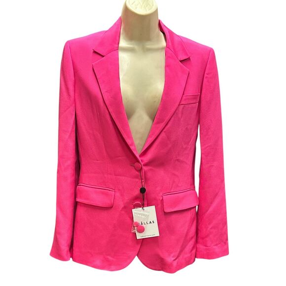 CALLAS MILANO Andre Two Button Jacket in Carnation NWT Size 40/ US 4 - Picture 3 of 8